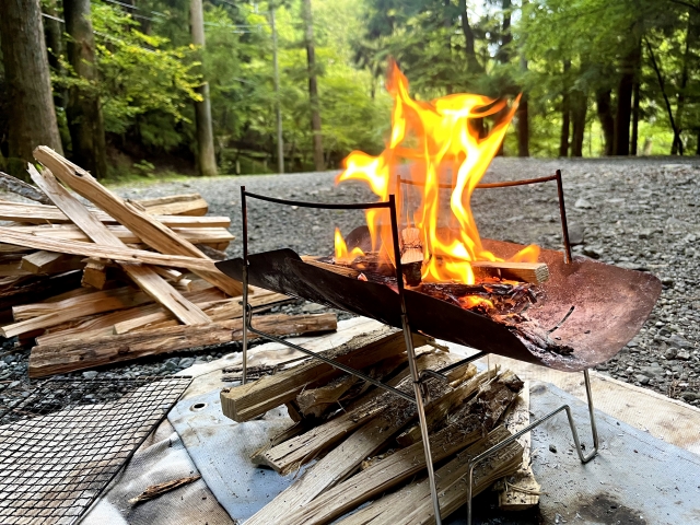 焚き火